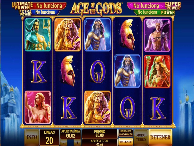 Diseño y usabilidad de la slot Age of the Gods en Winner