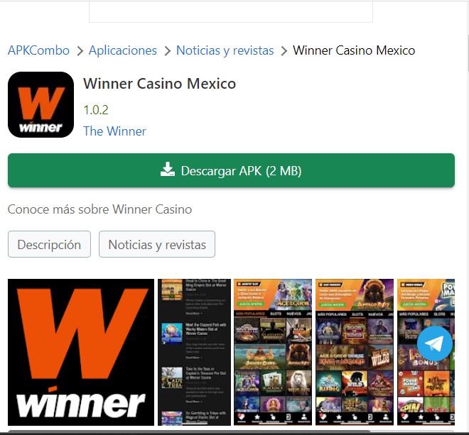 Winner Casino México App en APK