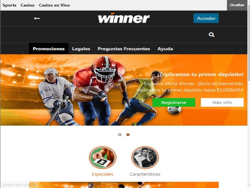 Winner MX y su proceso de apuestas deportivas