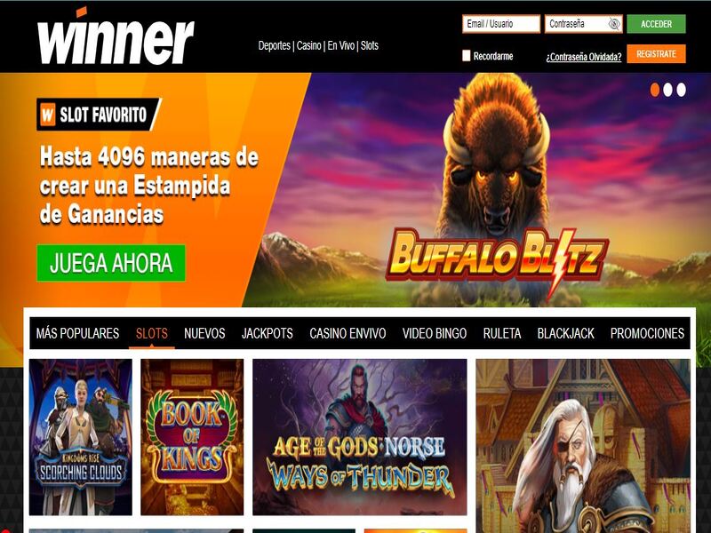 Los Jackpots de Winner casino online